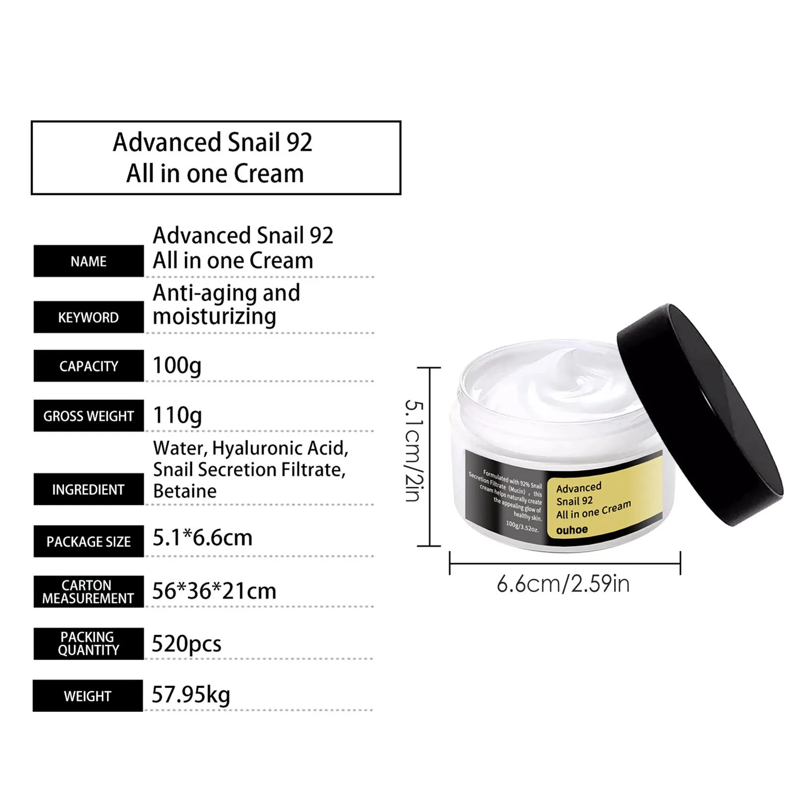 Overnight Face Moisturizer 100g Skin Renewing Night Cream For Body Providing Skin Barrier Protection To Repair Rosacea Redness