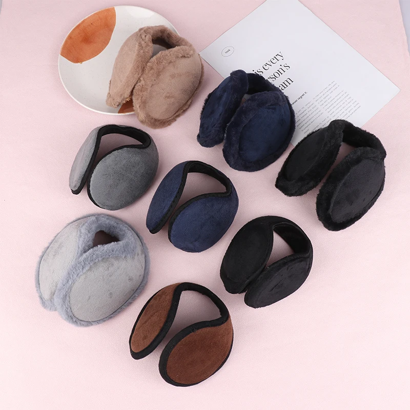 Windproof Earmuffs Men Women's Ear Warm Protector Thicken Plush Winter Warm Fleece Earmuff Outdoor Cycling Warmer Soft Ear Muffs warm earmuffs