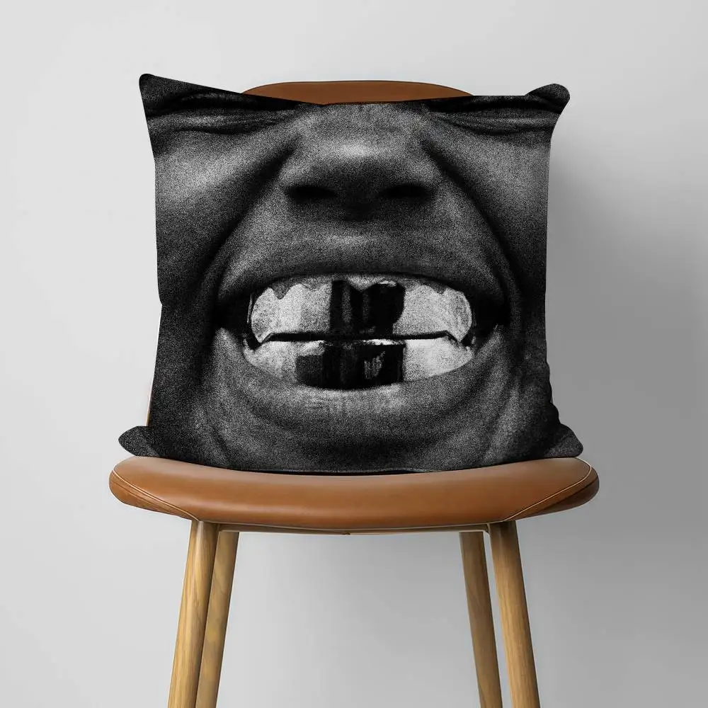 K-Kanye West Bully 30x30cm 45x45cm 베개 케이스 장식 보호 커버 소파 거실 홈 오피스용 편안하고 부드러운 소파 거실 홈 오피스