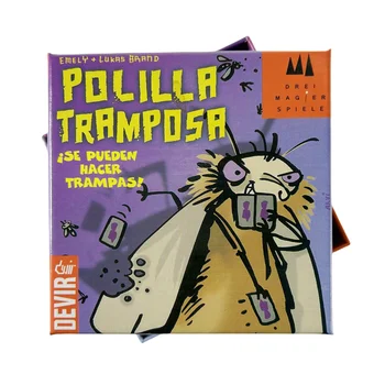 Silays eusement el Motte Polilla Tramposa Card Game, Devir-Game, Moth Cheate, Royal Xiaoqiang Cheating Moths, Festive Event, Party Favors Deck 1