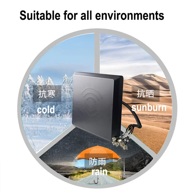 50W Long Range Drone RF Anti Detector fpv Signal Amplifier High Frequency Power UAV Ditectional Antenna