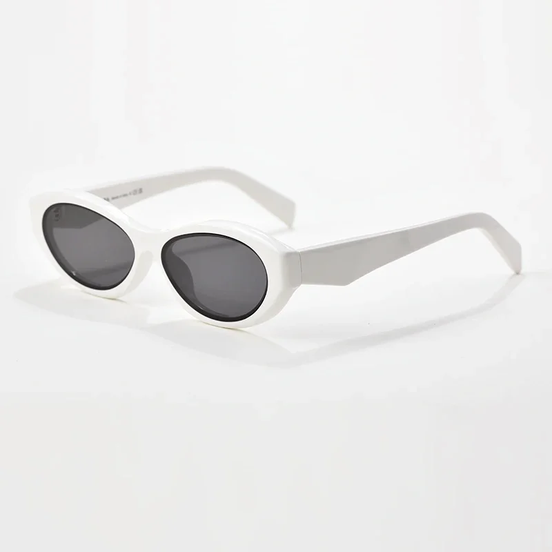 

Retro Cat-eye Sunglasses Women's Advanced Sense Circular Narrow Frame Mountaineering Goggles UV Protection PR 26Z Luxury Brand