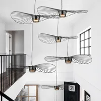 Modern Vertigo Hat Suspension Lamp Industrial Vintage Led Pendant Chandelier Living Dining Room Hanging Light Home Decor Lustre 1