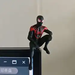 Spider - Man Venom & Batman Sitting Anime Figure - Desktop Ornament & Collectible Gift (E)