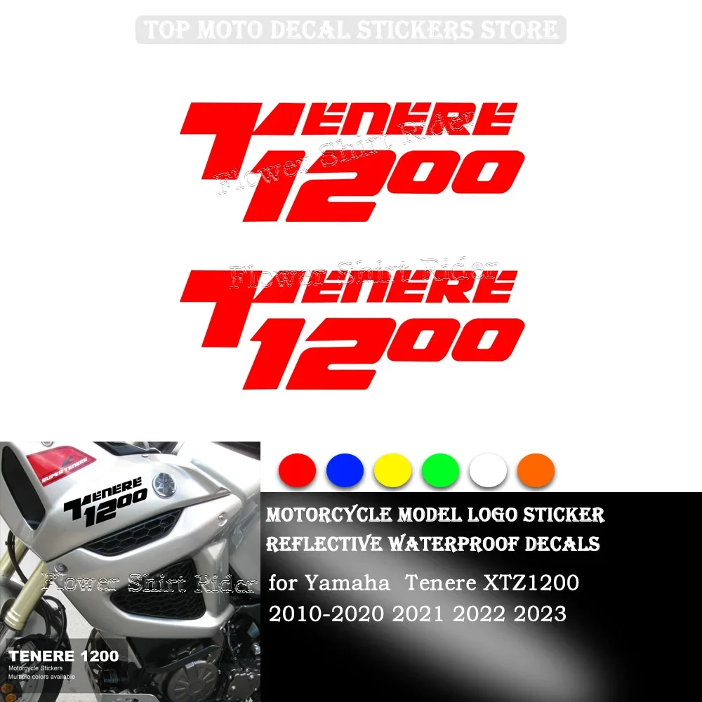 Motorcycle stickers reflective waterproof decals for Tenere XTZ1200 XTZ 1200 XT 1200 Z 2010-2020 2021 2022 2023