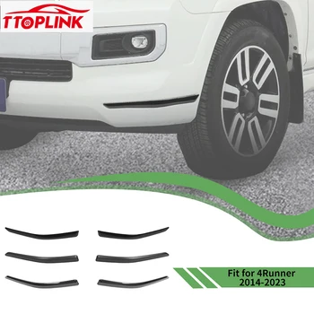 TTOPLINK ABS Exterior Front Bumper Side Trim Strip Decoration Cover for 4Runner Limited 2014-2023 Car Accessories 1