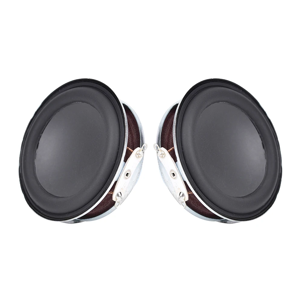 2pcs/lot 57MM Full Range 4Ohm 10W Speakers 2.25 Inch 18 Core Waterproof Round Rubber Edged Concave Dual Magnetic DIY Bluetooth