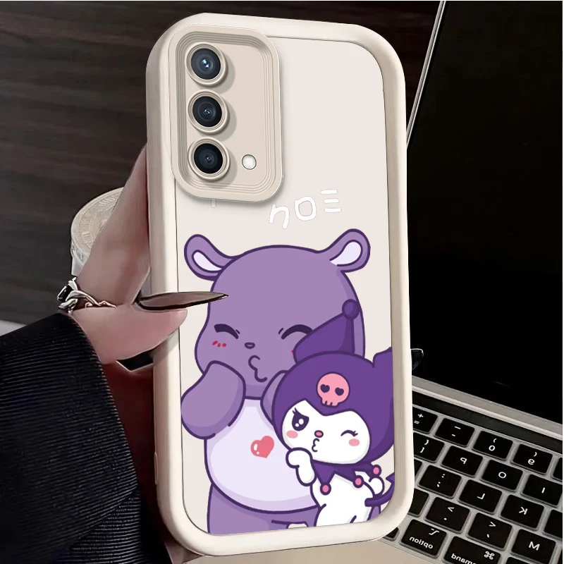 Cute Kolomi Per Reno X5 X3 10 8T 7Z 6 5 Pro Plus Pro 4G 5G Liquid Eye Ladder Phone Case
