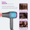 1800W Professional Hair Dryer Powerful Hair Care Strong Wind Blower Constant Temperature Collecting  Air Comb Nozzle Gear 5