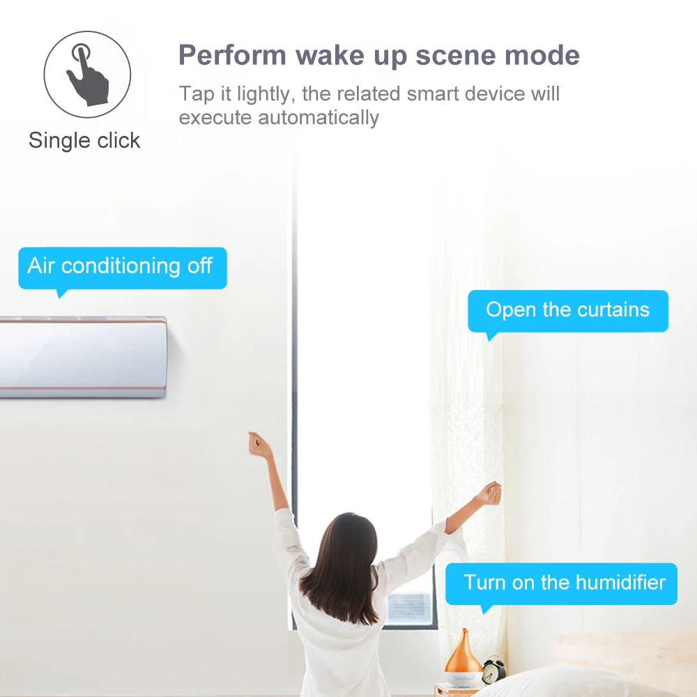Painel de Vidro Controle Remoto 3Gang Smart