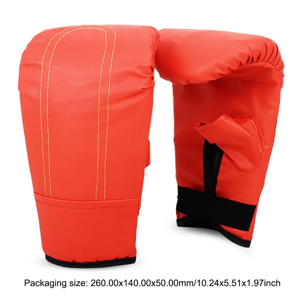 Leather Elastic Boxing Gloves - Image 6