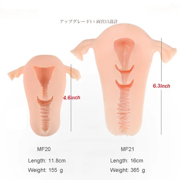 Real Vagina Masturbation Male Uterus Device Masturbation Cup Simulation Design Pocket Pussy Breast Ball Adult Sex Toys for Man 2