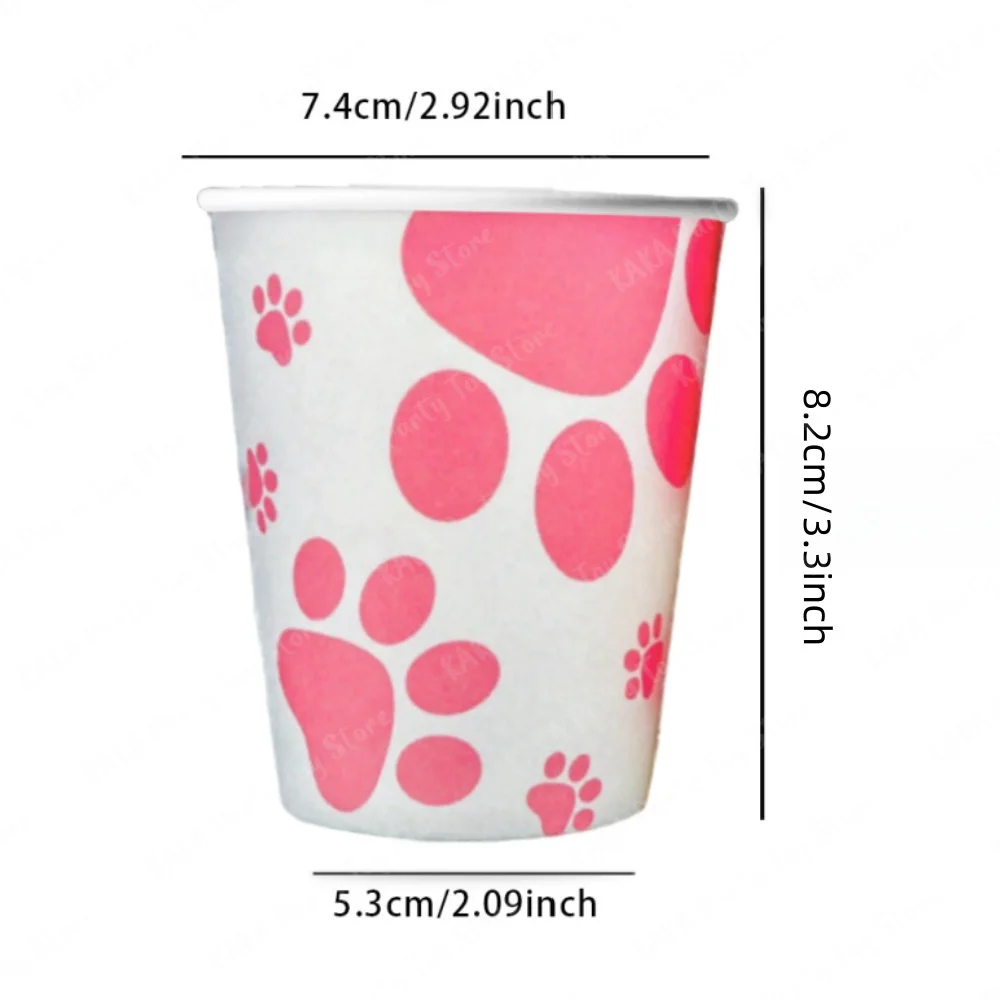 10/20/30Pcs Paw Patrol Tasse Cartoon 9 oz Einweg Papier Trinkbecher Für Kinder Mädchen Junge geburtstag Party Dekorationen Liefert Spielzeug – Detail 3