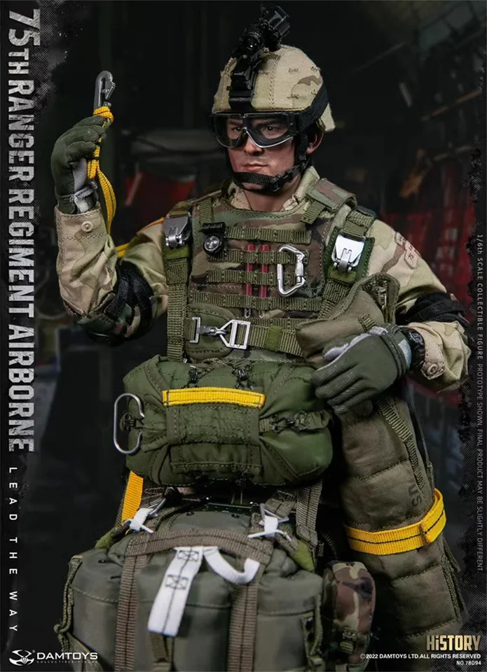 1/6 DAMTOYS DAM 78094 US. 75th Ranger Soldier Regiment Army Man