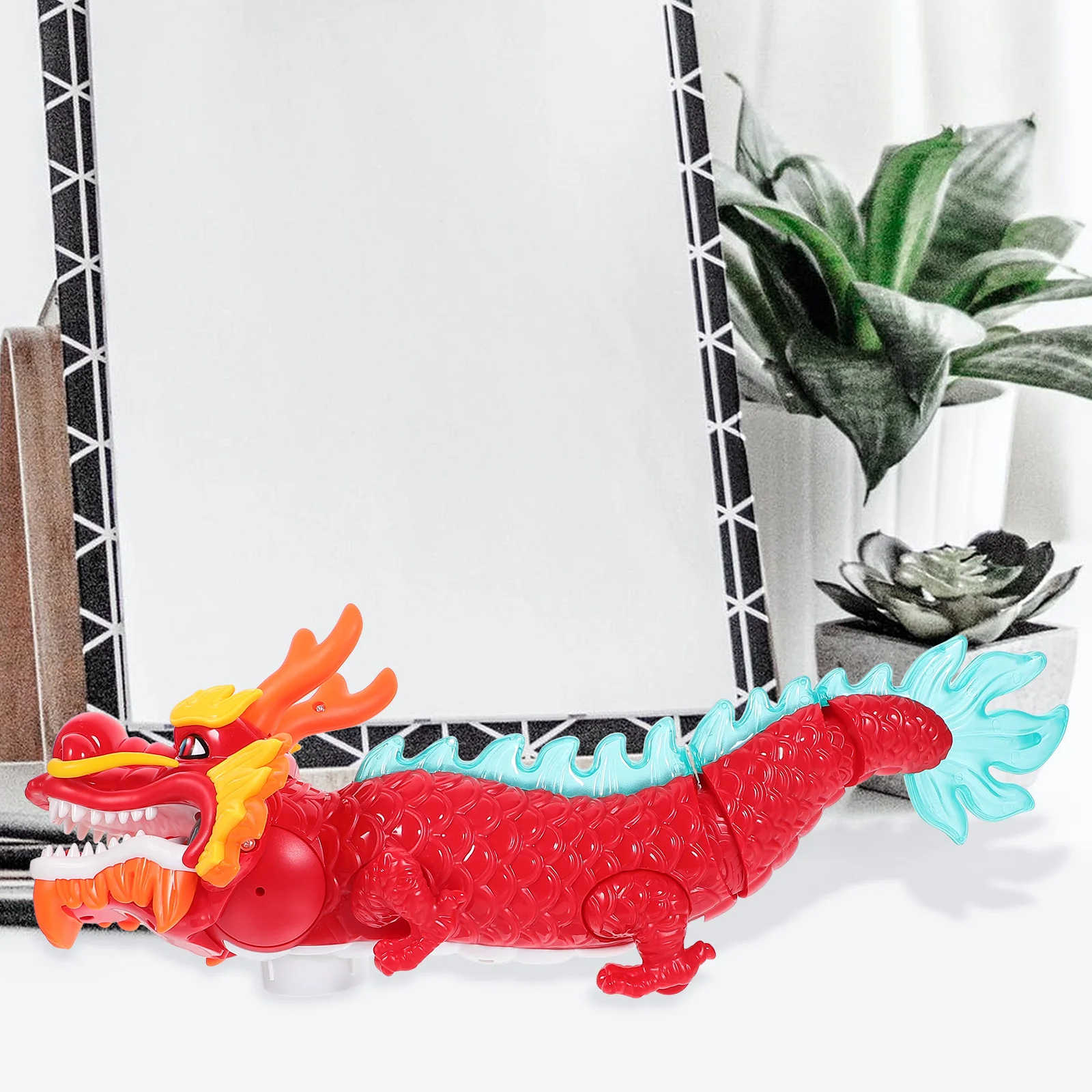 Electric Toys Musical Traditional Chinese Dragon No New Year Decoration Plastic Shaped With Light 4