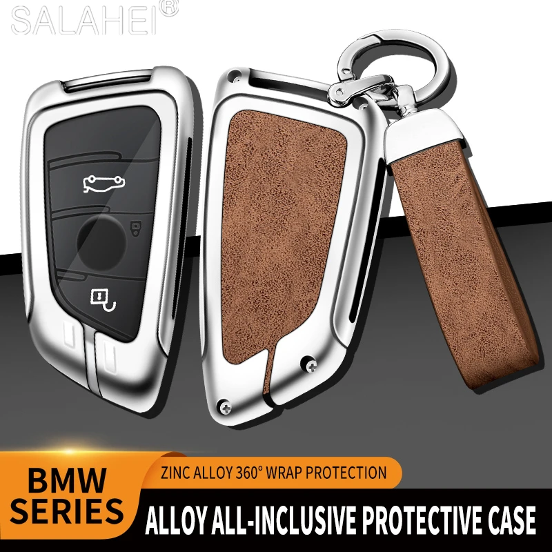 

Car Key Cover Case Holder Shell For BMW M X1 X3 X5 X6 X7 G20 G30 G11 F15 F16 G01 G02 F48 1 3 5 6 7 Series Keychain Accessories