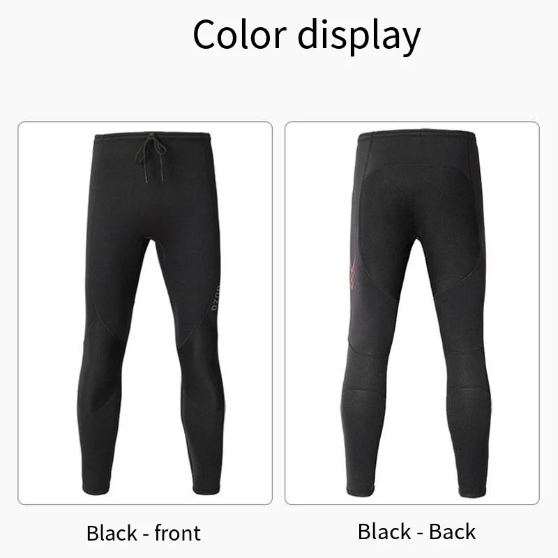 3mm Neoprene Men's Surfing Deep Dive Long Pants Keep Warm Diving Pants Winter Swimming Snorkeling Kayaking