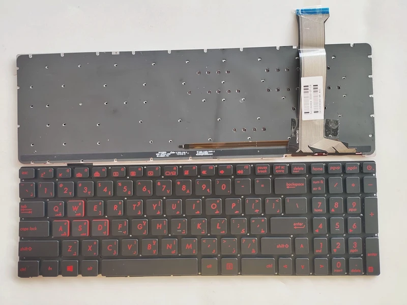 Eua Reino Unido sp ar ru Novo para Asus Gl552 Gl552j Gl552jx Gl552v Gl552vl Gl552vw N552vx G771jm G771jw Teclado do Portátil Retroiluminado - Imagem 6