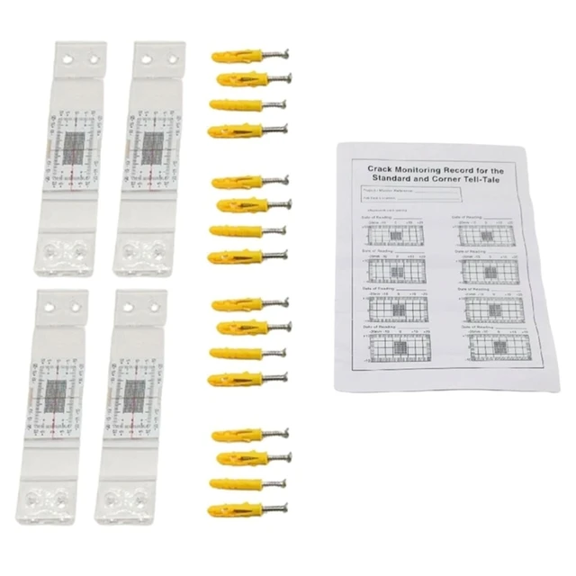Misuratore Di Crepe Digitale Acrilico - Monitoraggio Crepe Murarie In Tempo Reale - Strumento Precisione - Foto 11