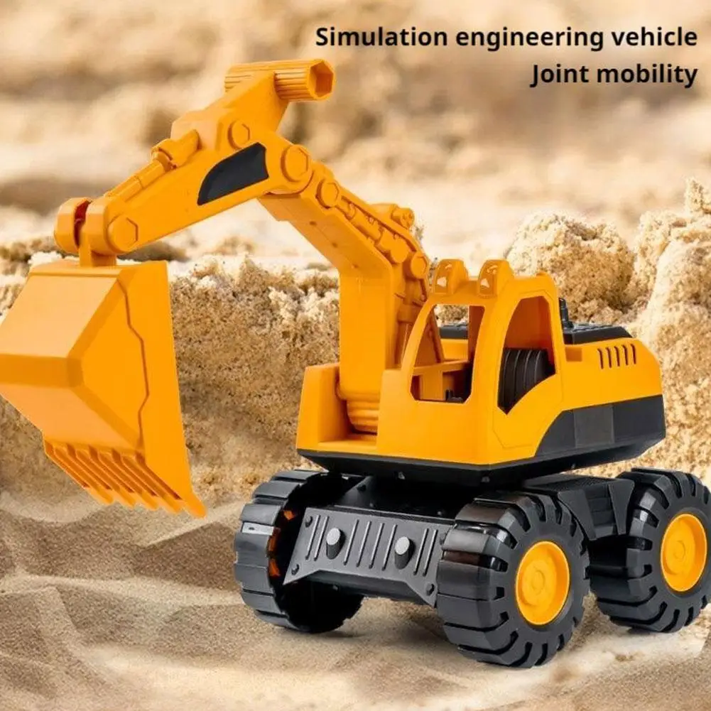 Excavator Truck Model Toy Engineering Vehicle Toddler Early Education Construction Vehicles Truck Boys Gifts - 3