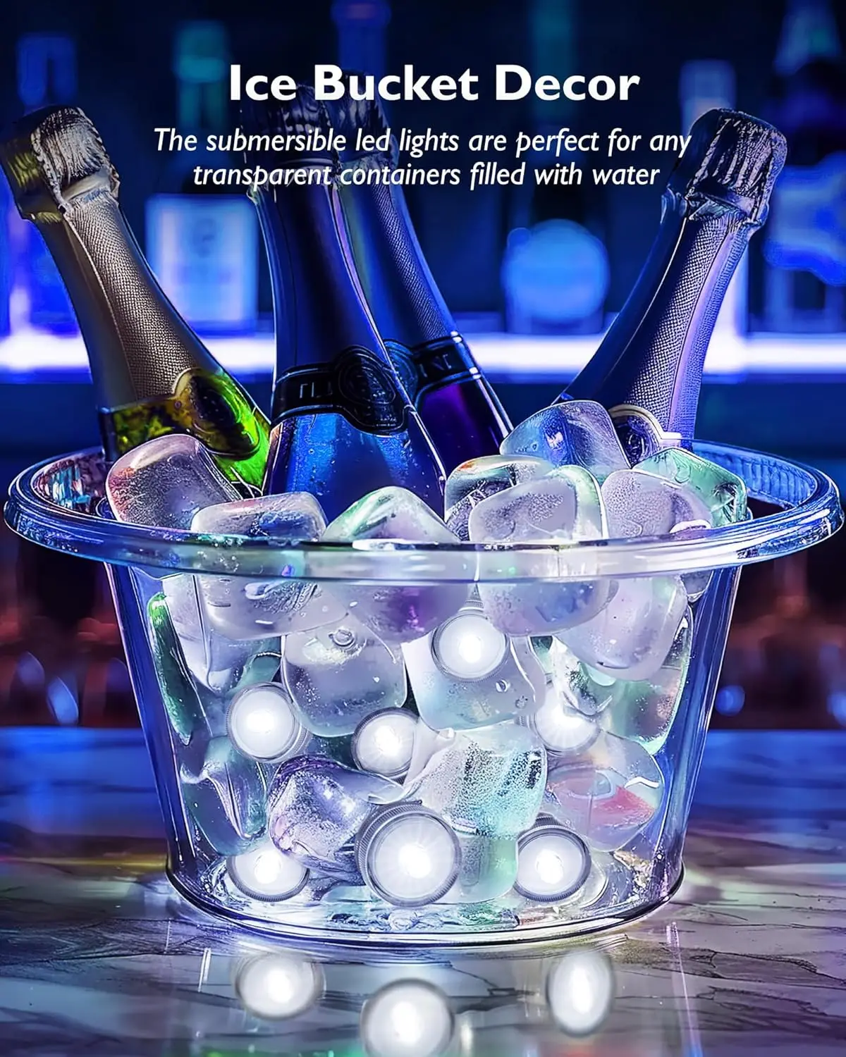 Small Colorful Waterproof Tealight candle Emitting Color:White Light;Body Color:24 pcs 3