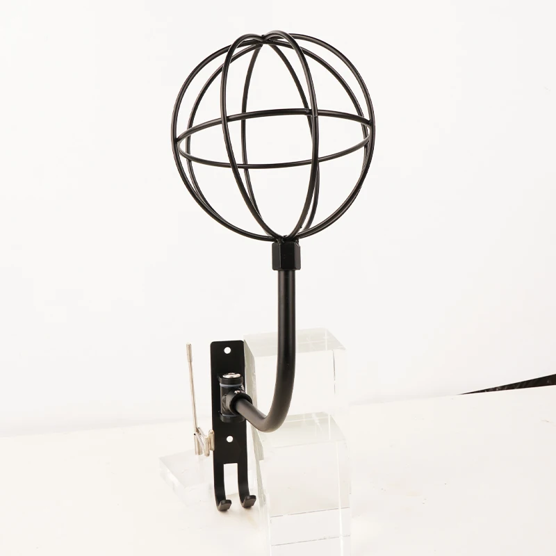 Motorcycle Helmet Rack Wall Mount Stain Steel Holder 180 Rotation Hanger Double Hook Bike Holder