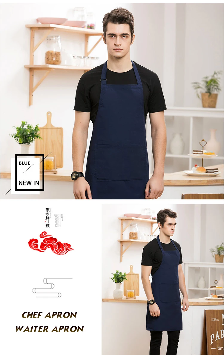Blue White Chef Apron for Men Women Printing Embroidered Logo Cafes Grill China Restaurant Kitchen Bib Cooking Clothes Supplies 8 Sbe5ee3c0d2de424ebf03228d8b63b79dr