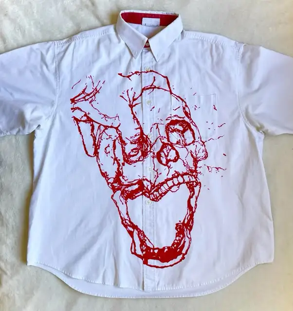 Camisas Bordadas Camisas Con Calaveras Ropa De Calle, Camisas