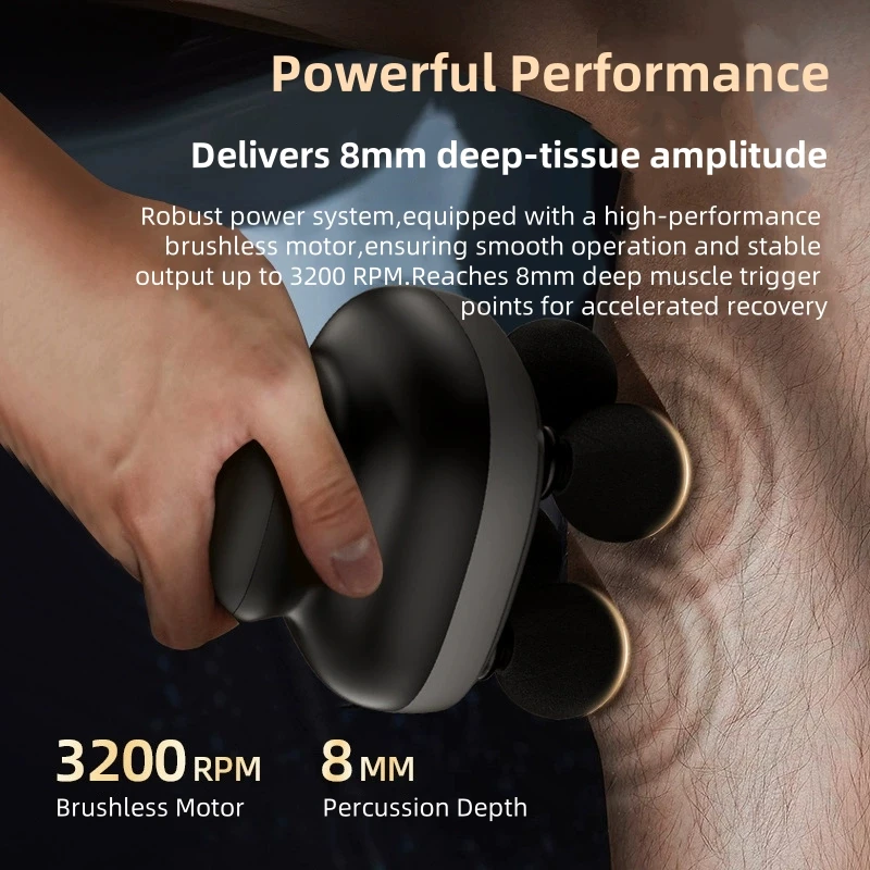 Electric Deep Tissue Body Massager Tool for Myofascial Release
