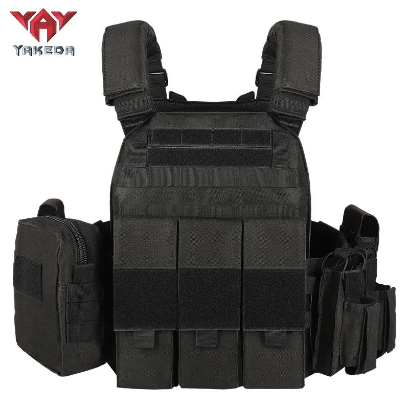 

Yakeda Tactical Vest Outdoor Multifunctional Waistcoat MOLLE Combination Tactical Equipment Training Clothes Camouflage Clothing