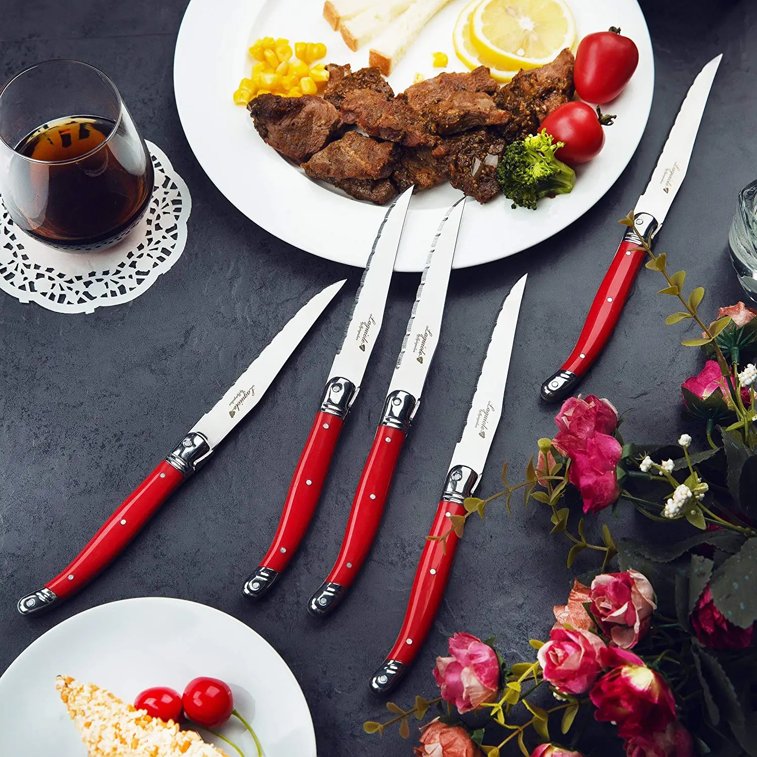 https://ae01.alicdn.com/kf/Sbe5f0792807242b7bbb1b592c833417dL/8pcs-Stainless-Steel-Laguiole-Steak-Knives-Set-Rainbow-Handle-Dinner-Knives-Black-Tableware-Dinner-Knife-Cutlery.jpg