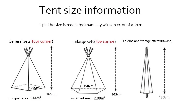 Kids Fabric Tent High Quality Playhouse | Kids Teepee babiesdecor.myshopify.com