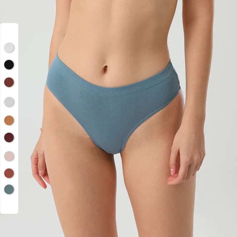 

Plus size panties Cotton women's mid-waist hip lift girls' shorts breathable and comfortable