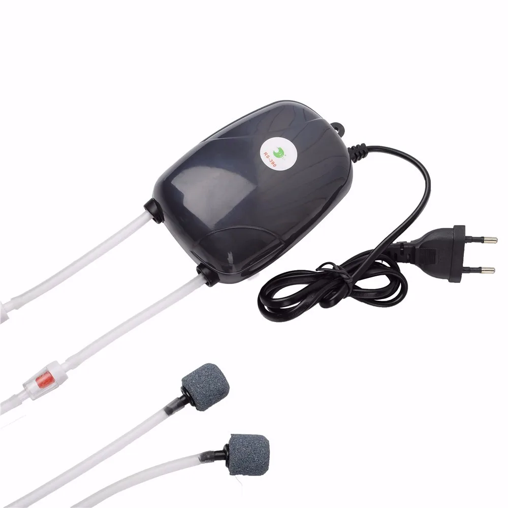Title 9, Aquarium Air Pump Fish Tank Mini Compressor Sin...