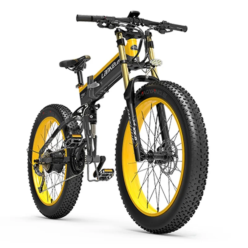 

EU USA 1000W electric bike 48V14.5ah lithium battery ebike 26 inch fat tire mountain bicycle folding