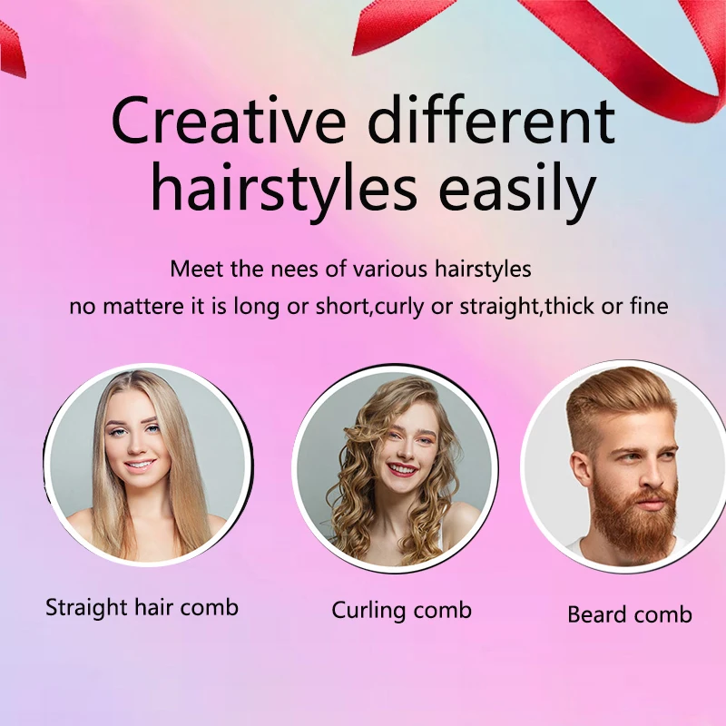 Hot Comb Straight Curling Electric Comb for American African Hair pente quente peigne chauffant lisseur cheveux Styling Tools 3