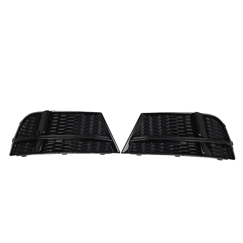 Left Front Bumper Lower Grille Cover Honeycomb Bezel 8V3807681AB For A3 S3 M-Fog Light Honeycomb Frame Parts