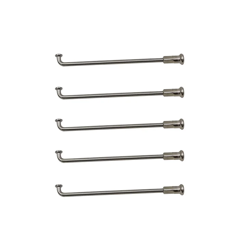 JQORG Electric Bicycle Spokes 304 Stainless Steel 12G Spokes Diameter 2.6 mm Electric Bike J-BEND Length 55mm-112mm Range