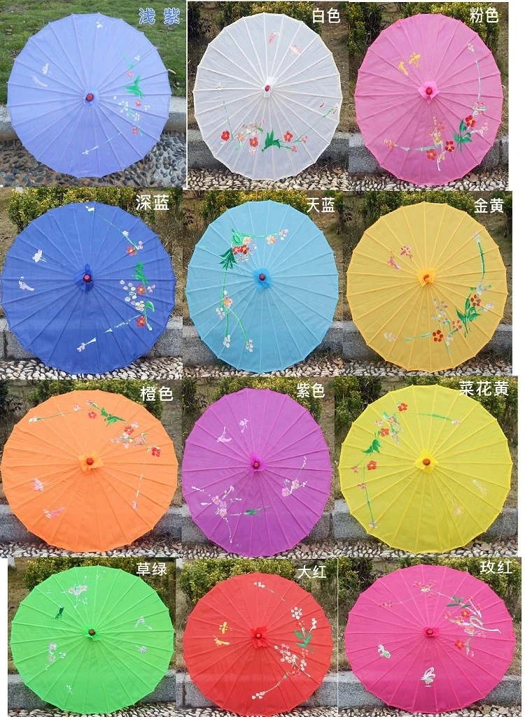 30 pcs Chinese Traditional Umbrella Women Craft Parasol Dance Performance Classical Ceiling Decor Photography Props