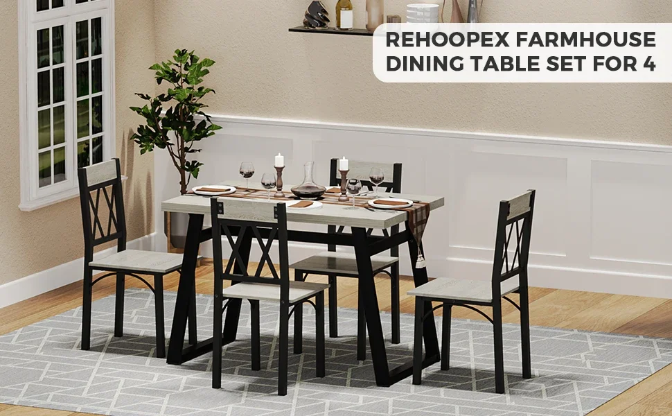 farmhouse dining table set