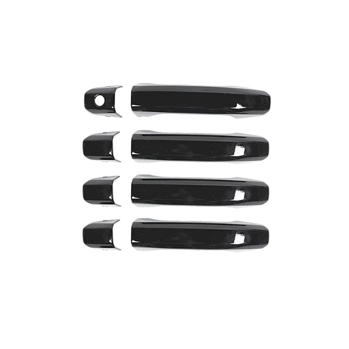 

Outer Door Handle Covers Trim Exterior Accessories,ABS Black