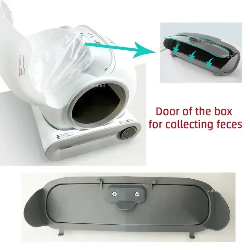 Cat Litter Box TONEPIE Automatische Kattenbak Accessoires Ventilatiegat Bodemkapje Rubberen Stop Kattenbakdeur Vervanging voor Kattenbak