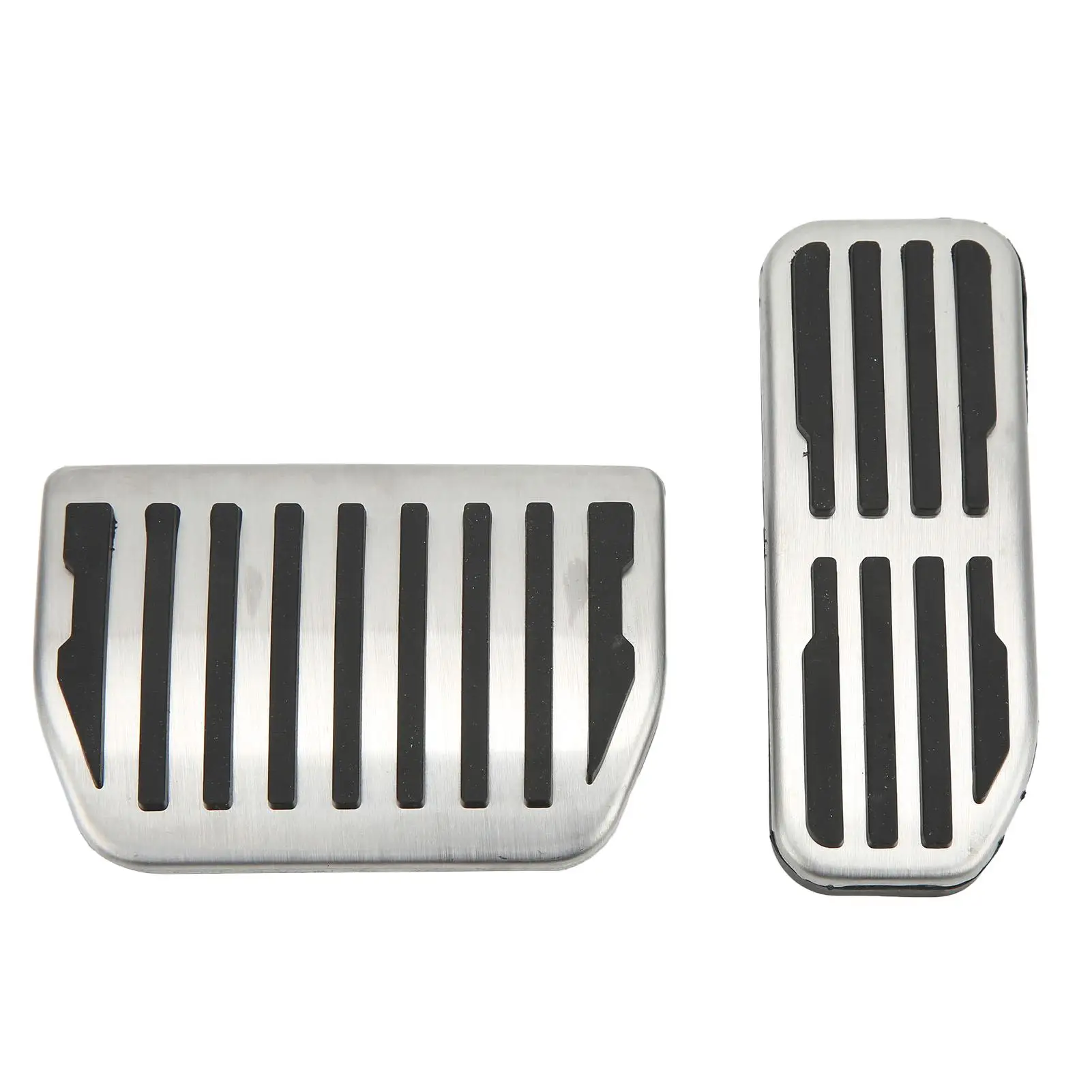 

2pcs Car Accelerator Brake Pedal Cover for Jaguar XE XF F-PACE 2015-2021 Rubber