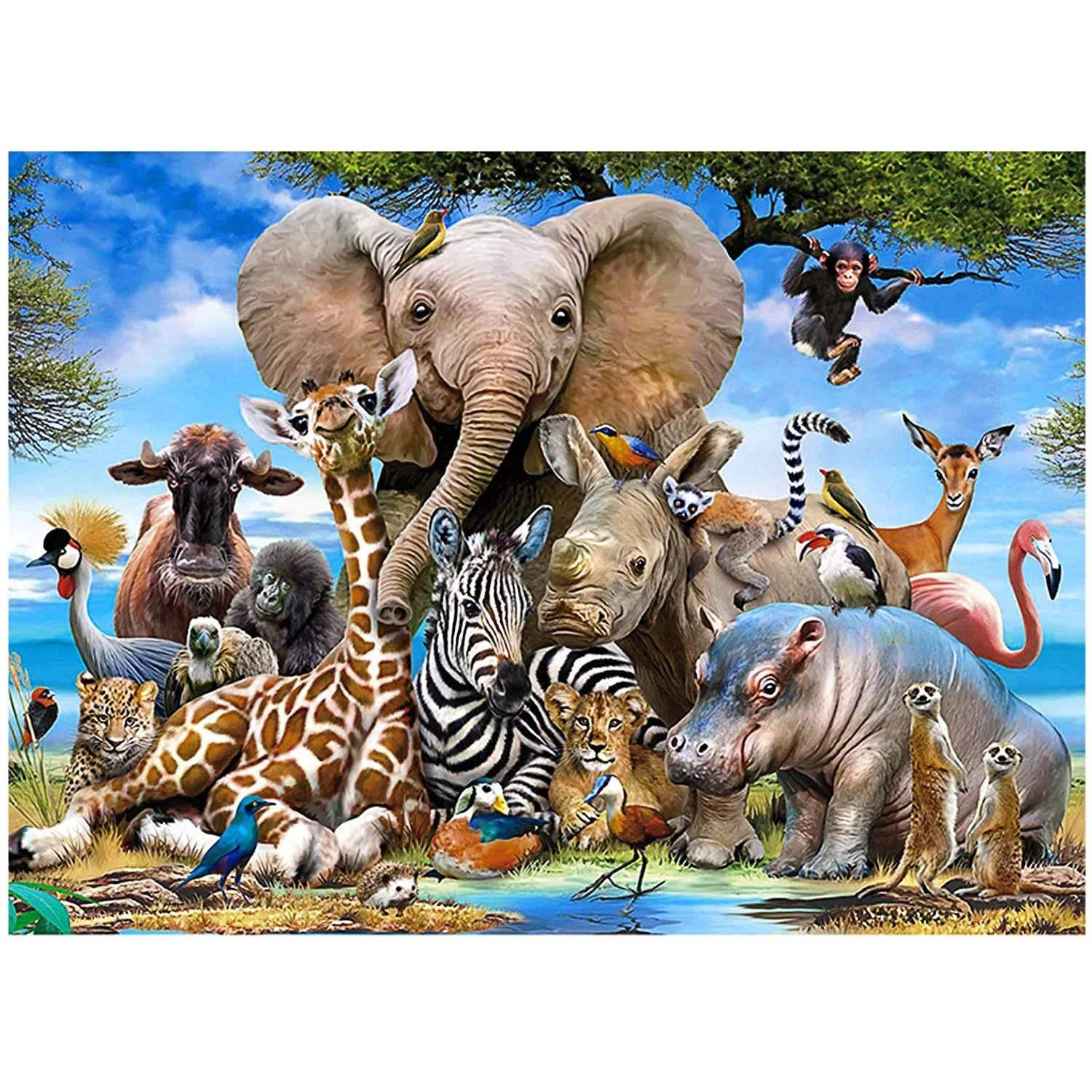 Puzzle 1000 pièces Animal World