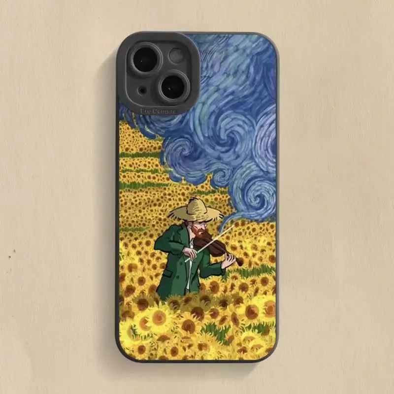 Retro Van Gogh Oil Painting Phone Case For IPhone - Image 2