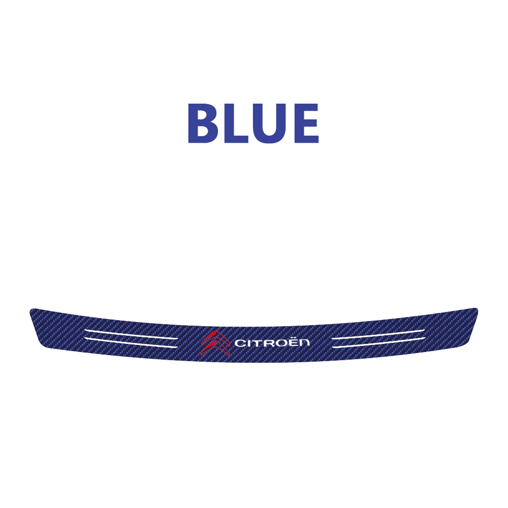 Carbon Fiber Car Trunk Tail Lip Guard Stickers
