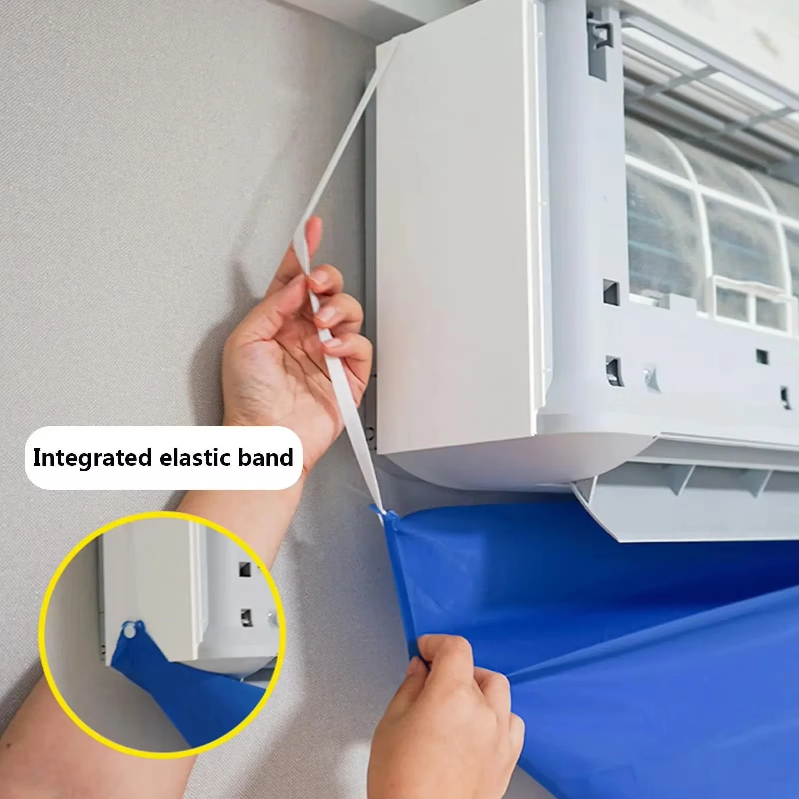 Leak-proof Cover Full Set of Air Conditioner Cleaning with Water Pipe Air Conditioner Cleaning Non-disassembly Cleaning Tools