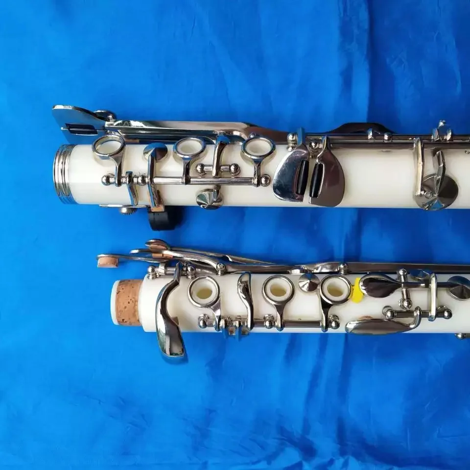 German System Clarinet G Keys With Case White Good Sound And Material Clarinetto