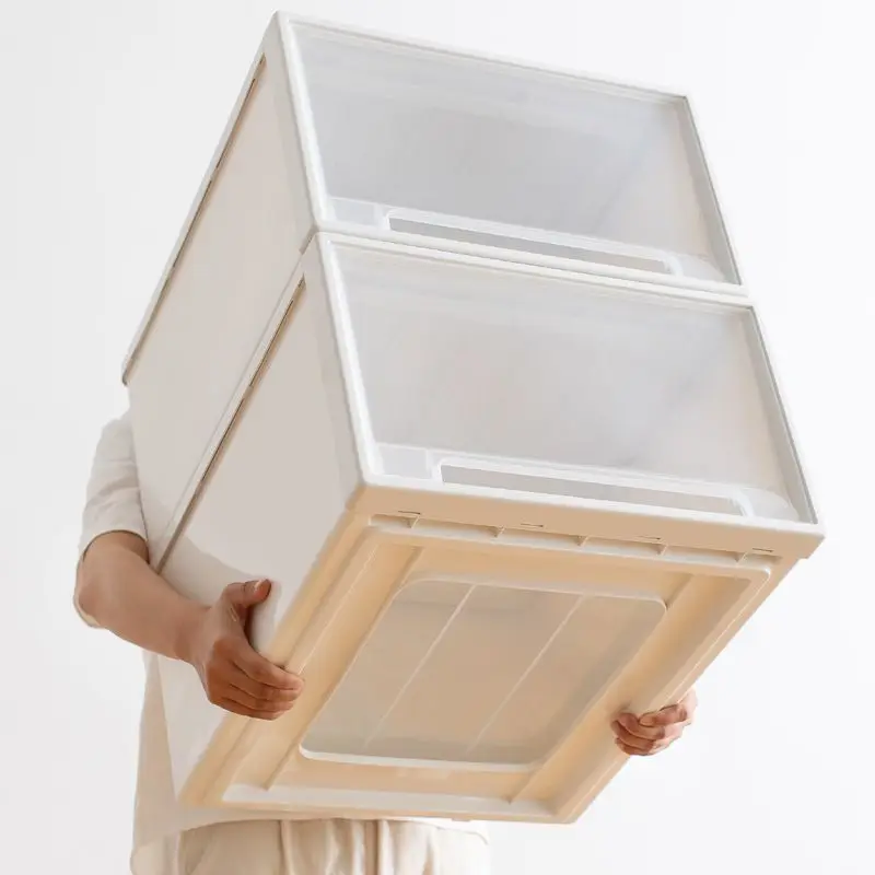 

Thickened Plastic Drawer Type Transparent Storage Box UL598