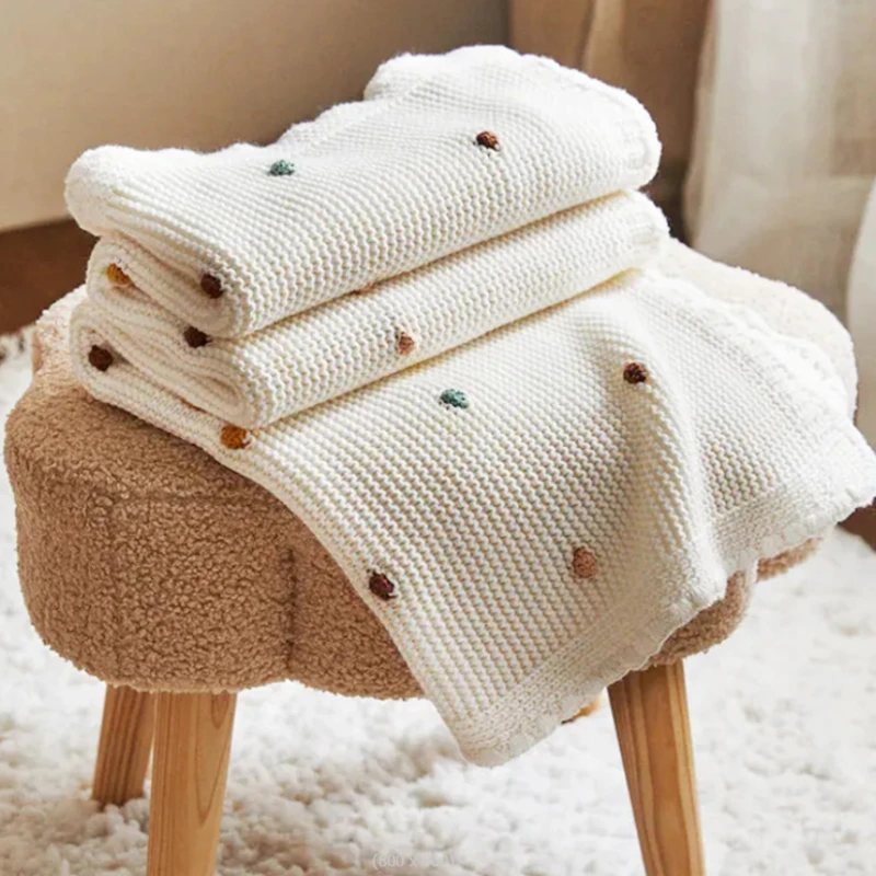 

Трикотажное детское одеяло для новорожденных, Пеленальное Одеяло для детской кроватки, коляски, дивана, пледы, хлопковые детские одеяла для мамы и ребенка